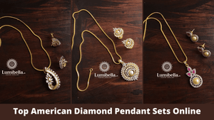 Top American Diamond Pendant Sets Online