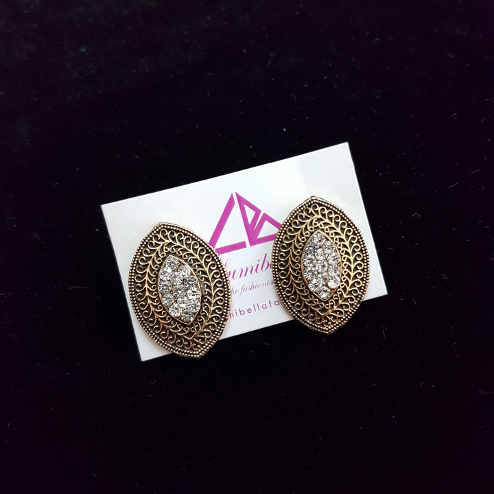 Daily wear Oval Style earrings - LumibellaFashion