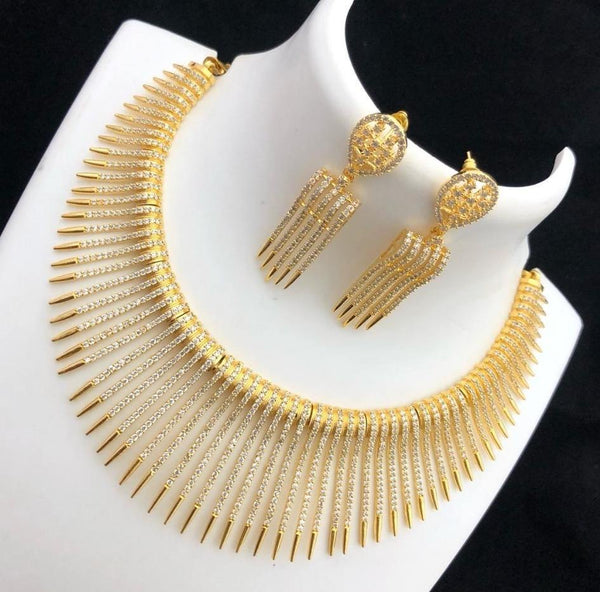 American Diamond Neck set