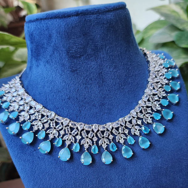 blue Bridal neckset