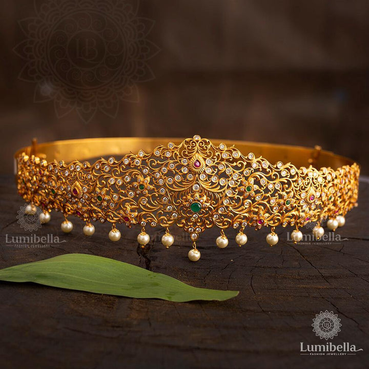 South Indian Bridal Ottiyanam - LumibellaFashion