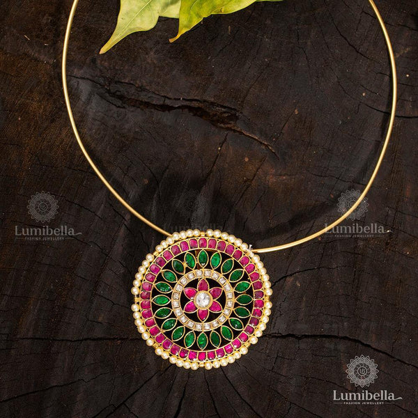 Circle Jadau Statement Neckset