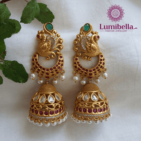 bridal jhumkas