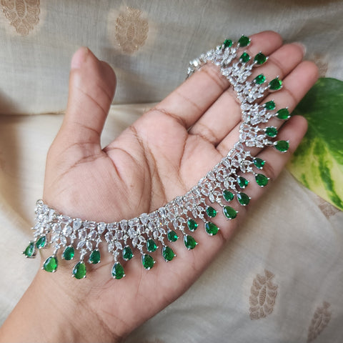 Emerald necklace set 