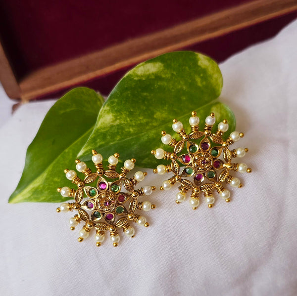 Gold Plated Round Studs 