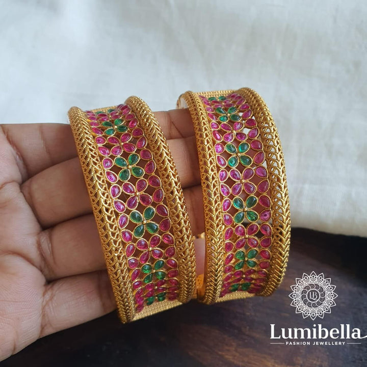 Golden Kada Bangles