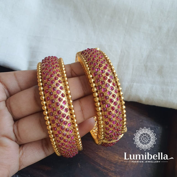 Golden Kada Bangles 2*6