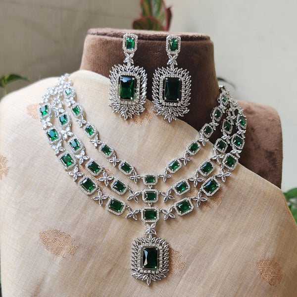 Bridal Emerald Neckset