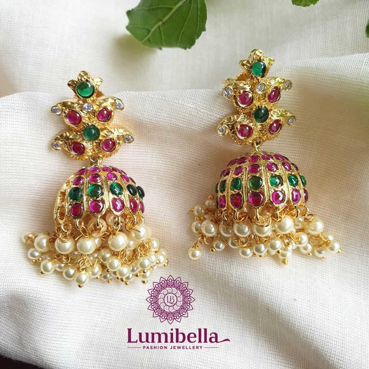 One Gram Gold Jhumki Earrings