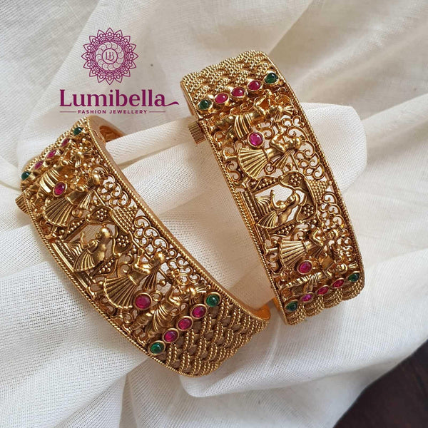 Swayamvara Matte Kada Bangles 2*4