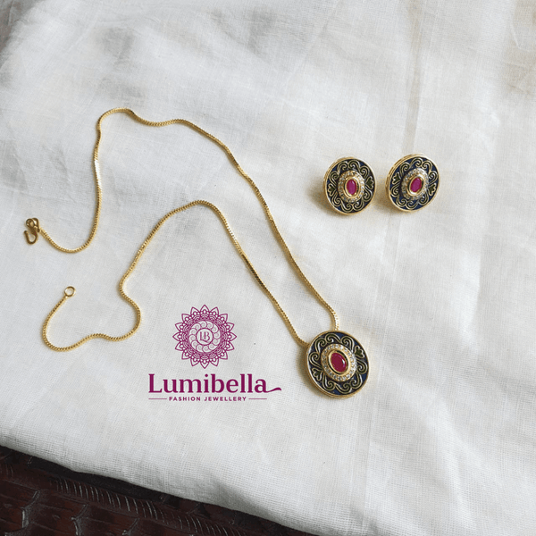 kundan pendant 