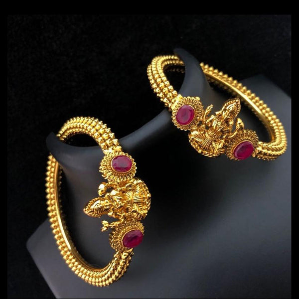 Temple Style Antique Kada / Bangle Set