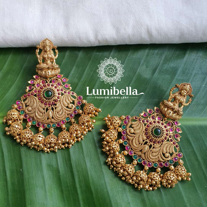 chandbali large earrings