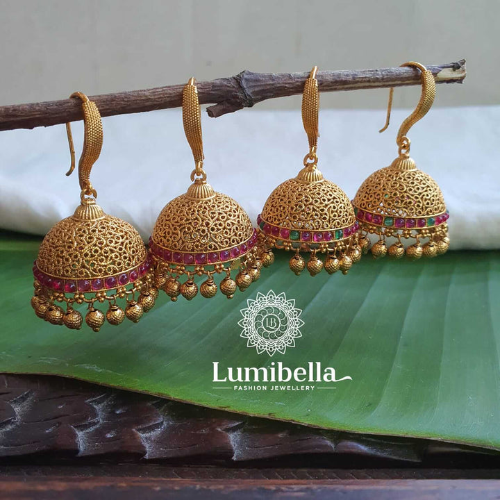 Matte Hook Jhumkas