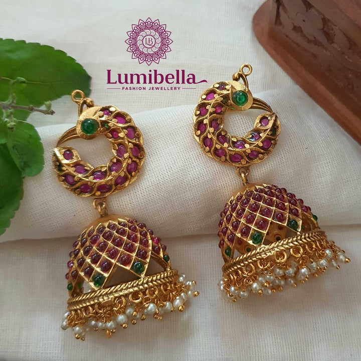 Peacock Jhumkis