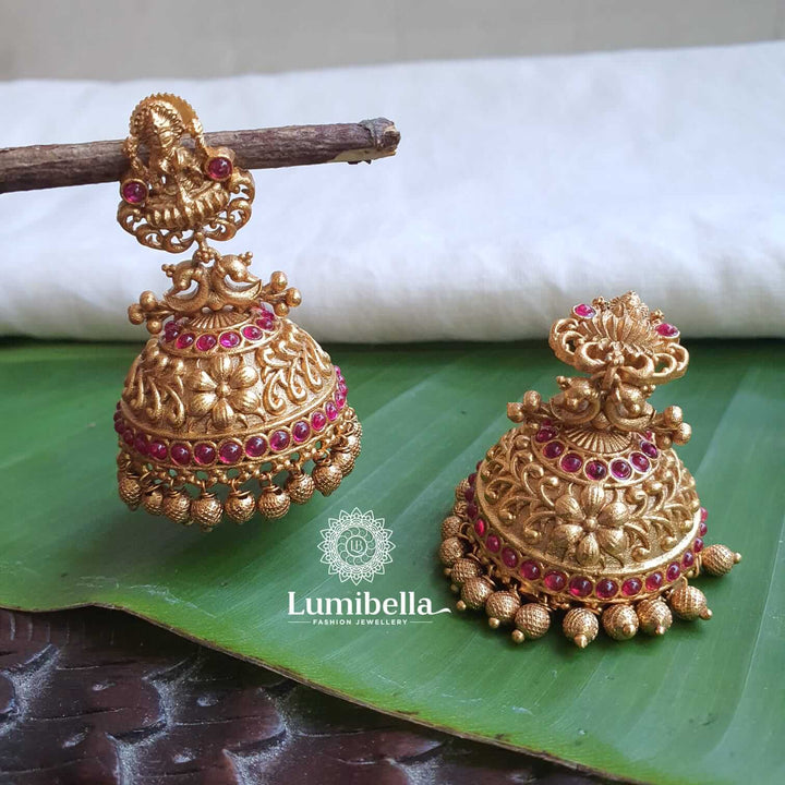 Ruby Matte Jhumka