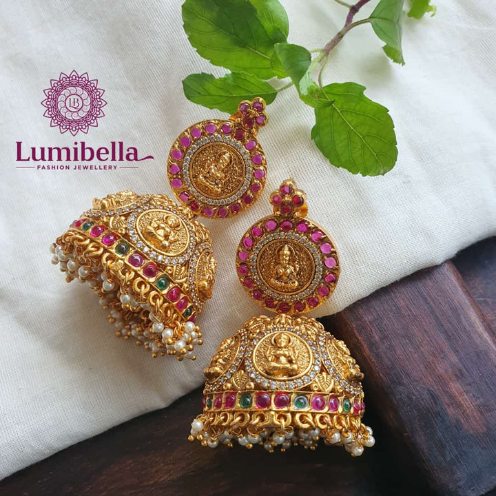 Matte Mahalakshmi Jhumkis