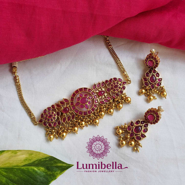 Ruby Choker Neckset