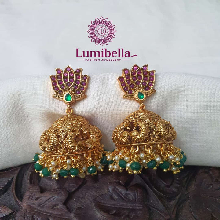 Kemp Lotus Jhumka