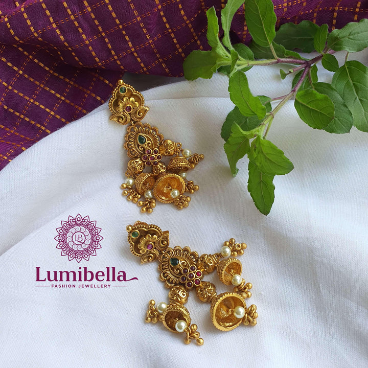 Chandbali Jhumka Earrings