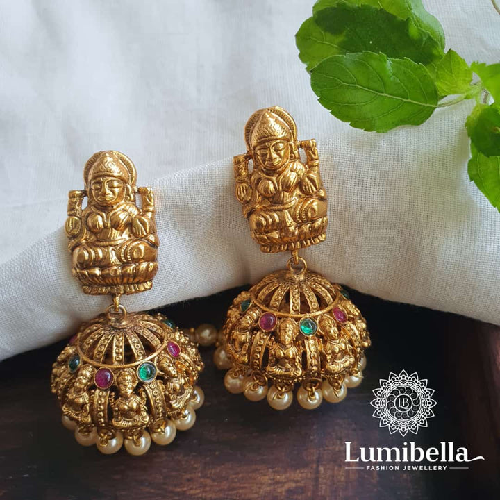 Antique Lakshmi Jhumkis