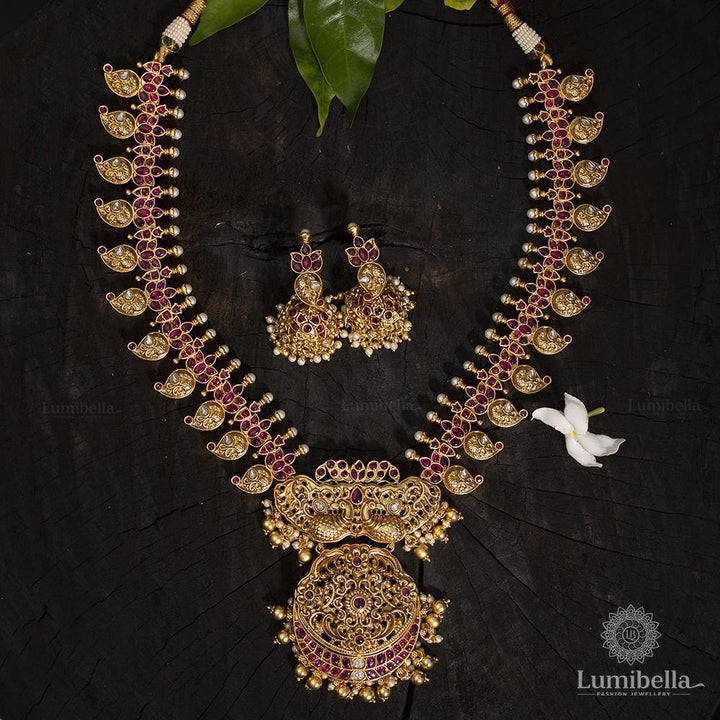 Peacock Golden Beads Haram