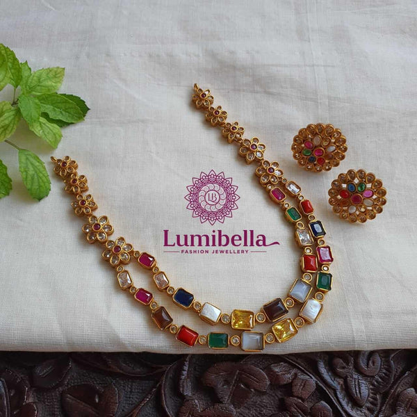 navarathna neckset 