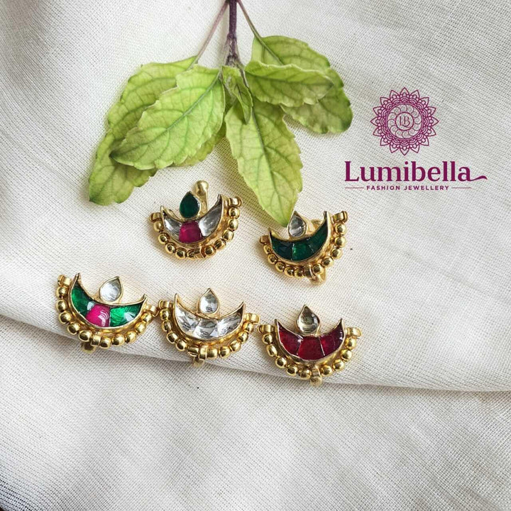 Kundan Nose Ring - LumibellaFashion