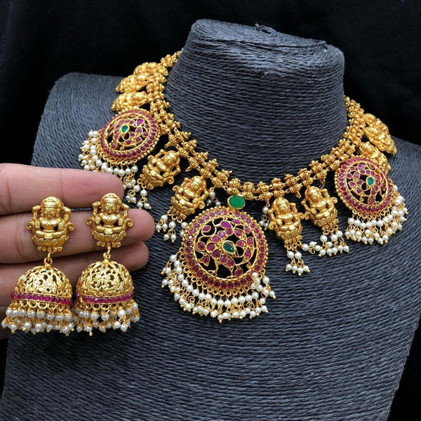 Nagas Temple Style Choker Neckset - LumibellaFashion