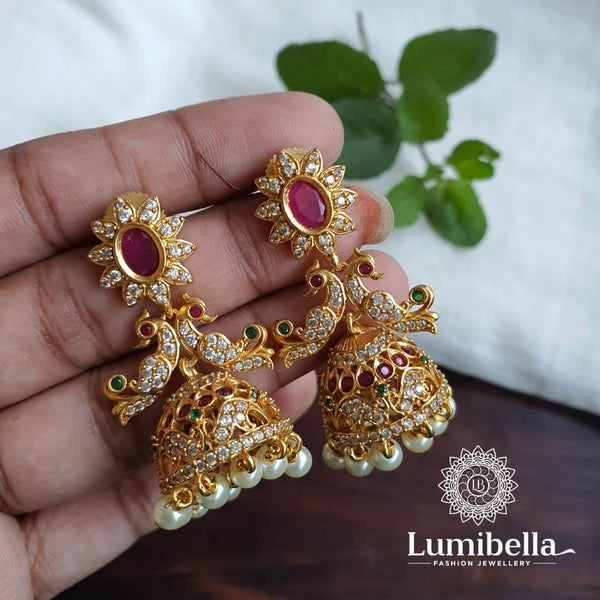 Peacock AD Jhumkas