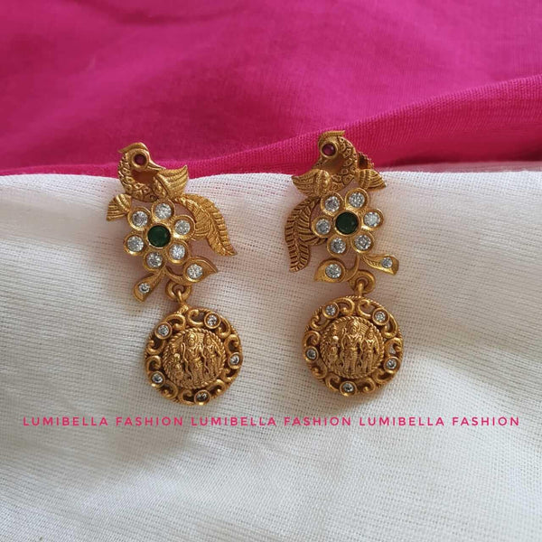 peacock earrings