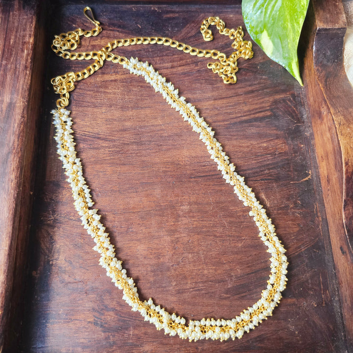 Pearl hip chain for women