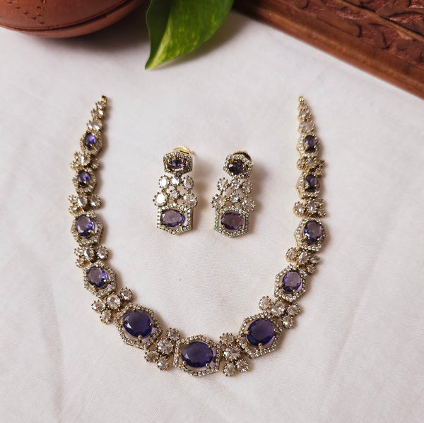 Purple Victorian Diamond Set