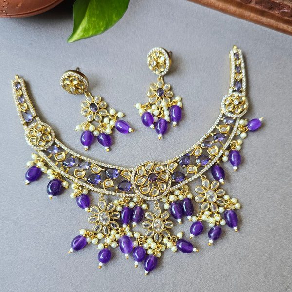 Purple Victorian Necklaces