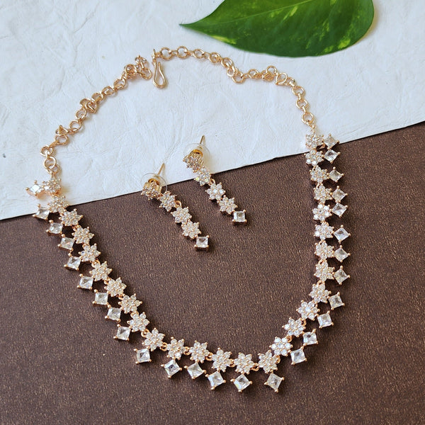 Rose Gold Short Neckset