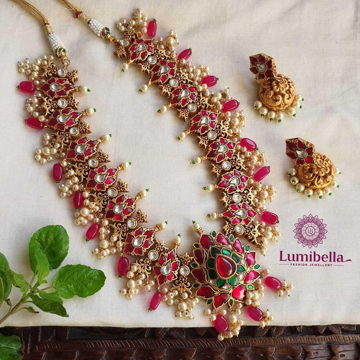 Ruby Jadau Neckset