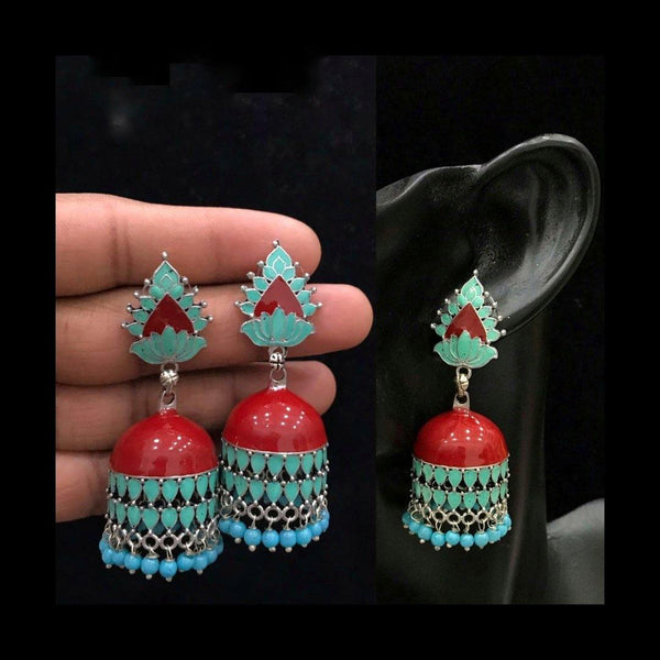 oxidized jhumki