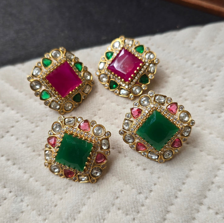 Square Stud Earrings
