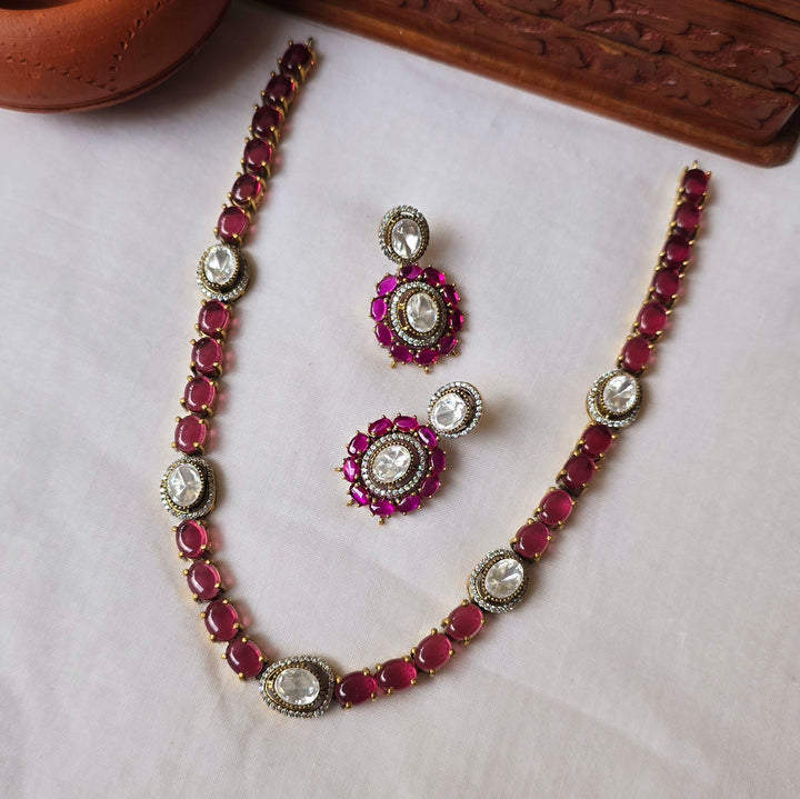 Victorian Ruby Neckset