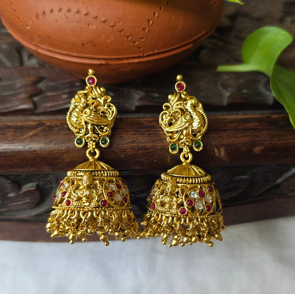 Women Gold Toned  Jhumki