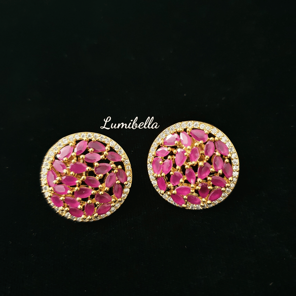 Ruby Stud Earrings