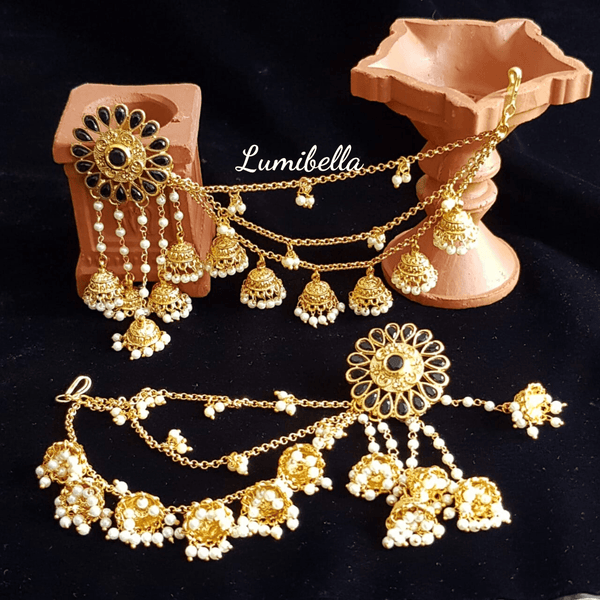 Traditional Devsena Style Earrings - LumibellaFashion