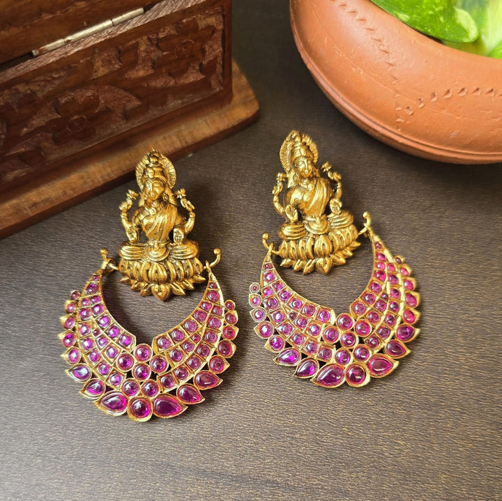 lakshmi chandbali earrings 