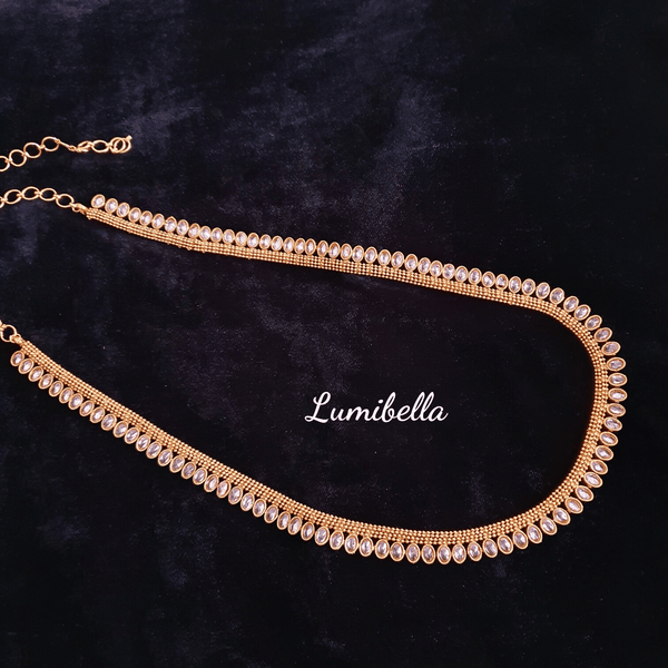 1 Gram Gold Polish Hip Chain - LumibellaFashion