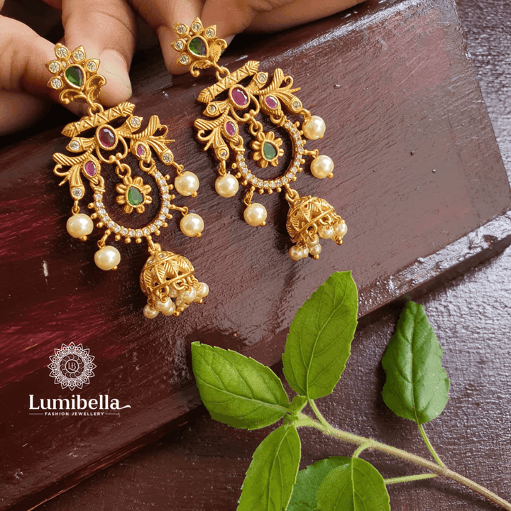 Matte Floral Earrings - LumibellaFashion