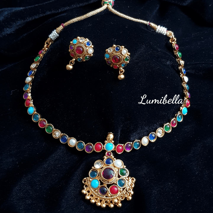 navrathna necklace