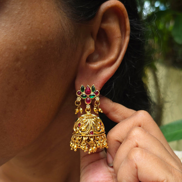 lotus jhumka