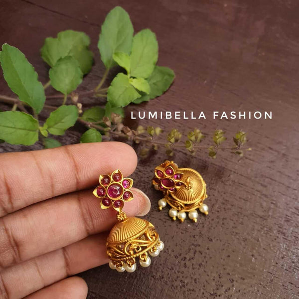 Ruby Smaal Jhumki - LumibellaFashion