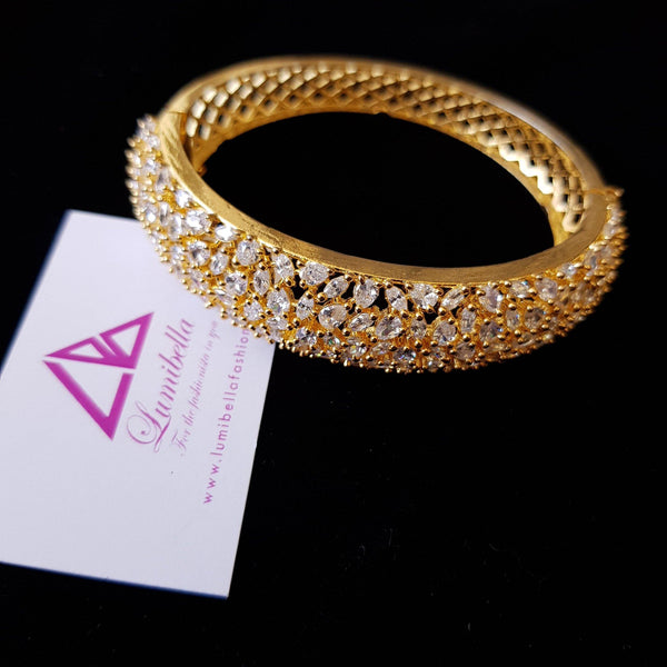 American Diamond Bracelet Style Kada - LumibellaFashion