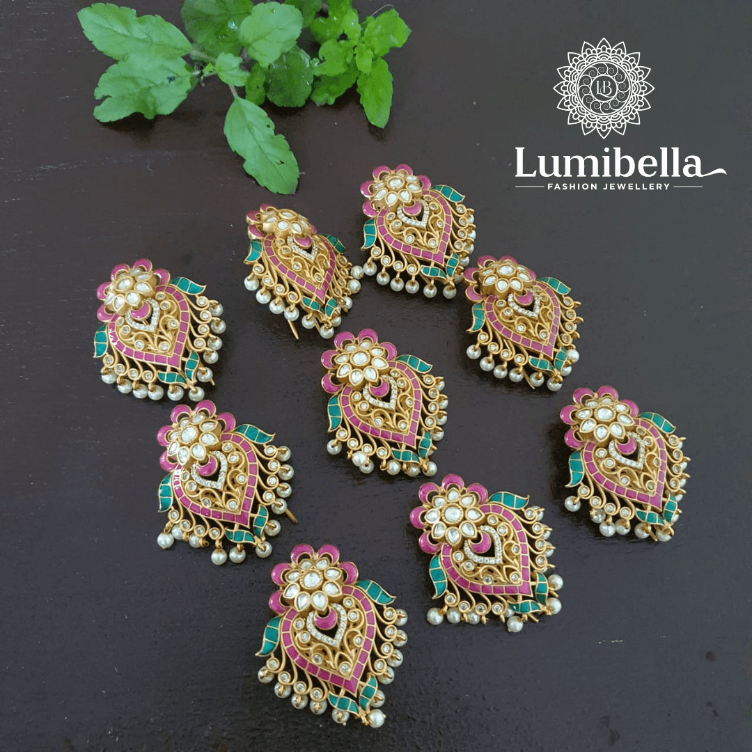 Jada billa with enamel design - LumibellaFashion